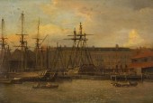 WAPPING HARBOR, ENGLAND, OIL O