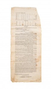 WAR OF 1812, BROADSIDE ORDERS,