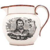 WAR OF 1812 LUSTERWARE PITCHER