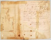 WAR OF 1812 MILITARY DOCUMENTr