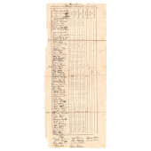WAR OF 1812 PARTLY-PRINTED MUS
