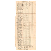 WAR OF 1812 PARTLY-PRINTED MUS