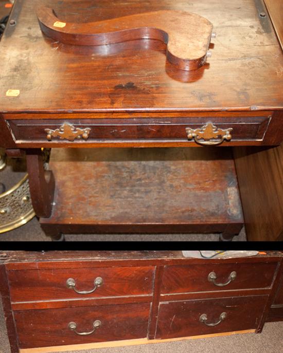 Wardrobe bottom drawer section