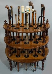 WARDROBE OF CANES, 19TH CENTUR