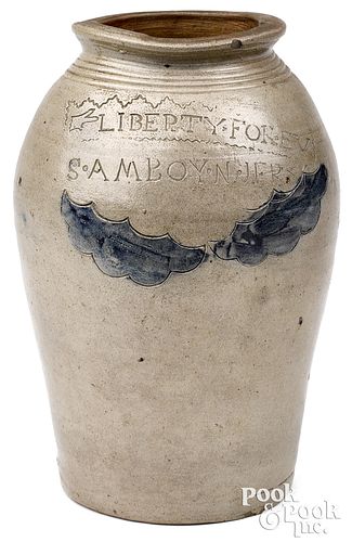WARNE & LETTS, NEW JERSEY STONEWARE