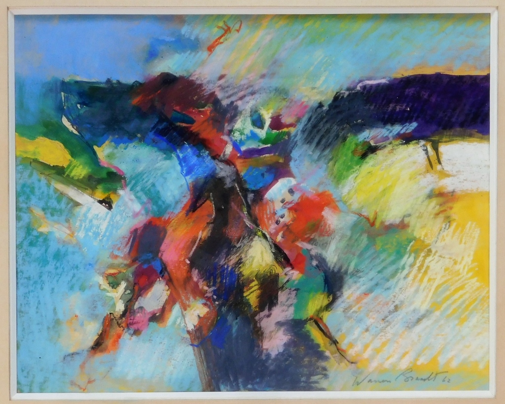 WARREN BRANDT EXPRESSIONIST MIXED