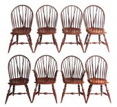 WARREN CHAIR WORKS, SET OF EIG