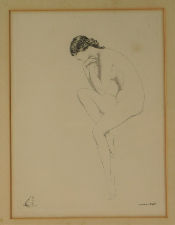 WARREN DAVIS THE FROG FEMALE NUDE