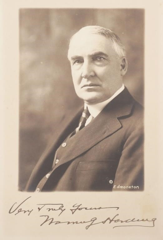WARREN G. HARDING