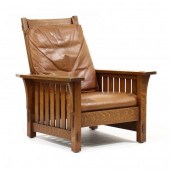 WARREN HILE, MISSION STYLE OAK