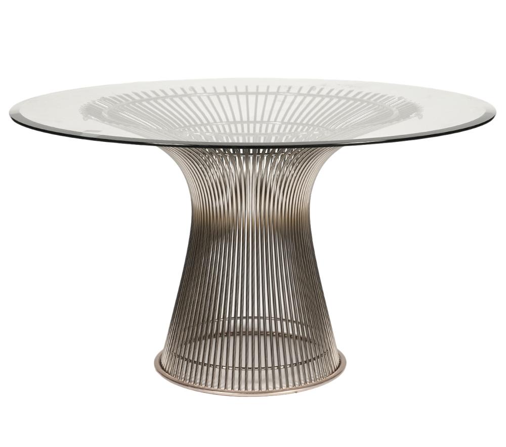 WARREN PLATNER FOR KNOLL GLASS
