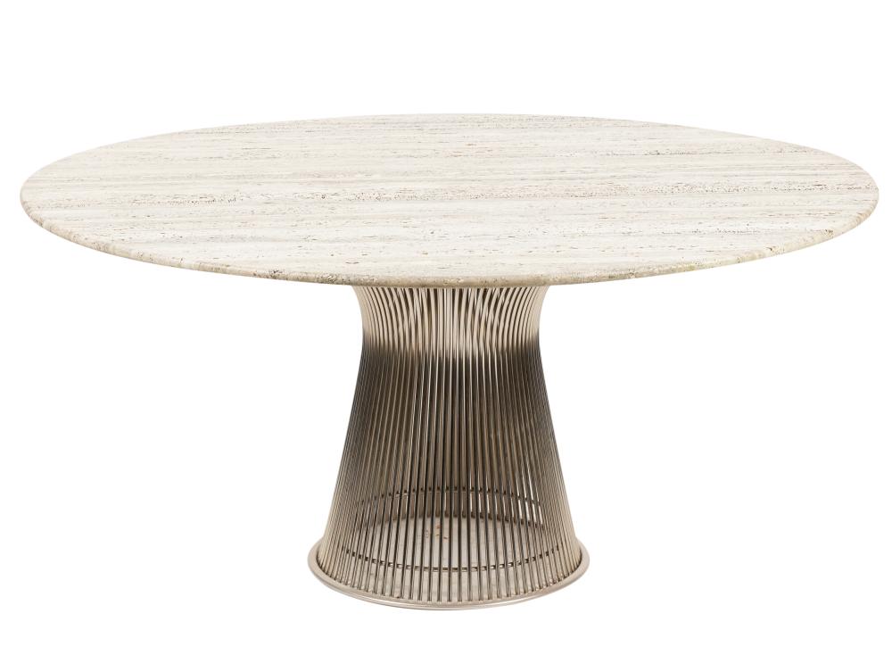 WARREN PLATNER FOR KNOLL MARBLE TOP