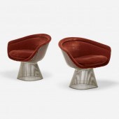 Warren Platner. Lounge chairs,