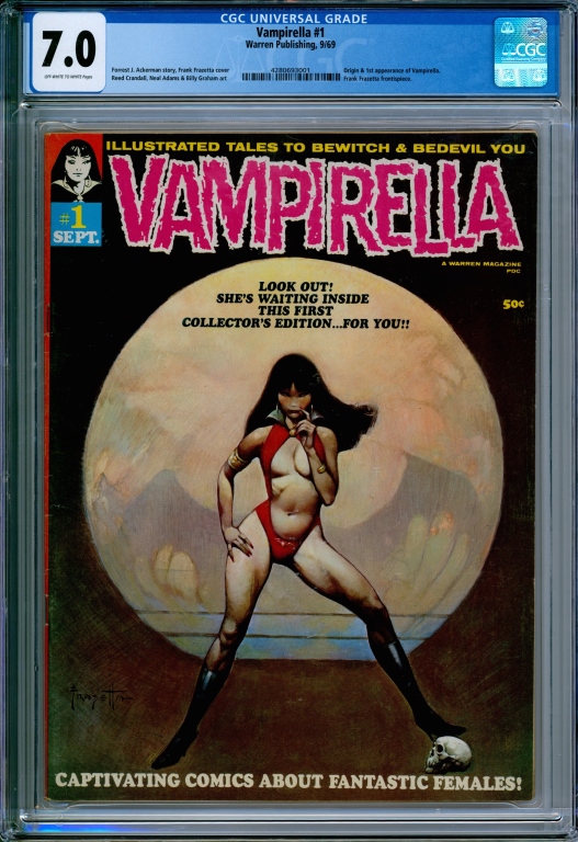 WARREN PUBLISHING VAMPIRELLA #1 CGC