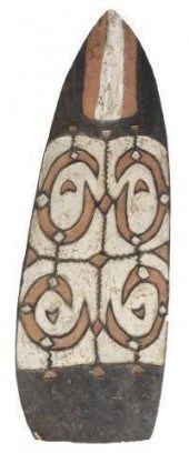 WARRIOR SHIELD, ASMAT PEOPLE,