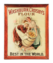 WASHBURN, CROSBYS FLOUR SIGN W