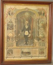 WASHINGTON AS A FREEMASON LITO