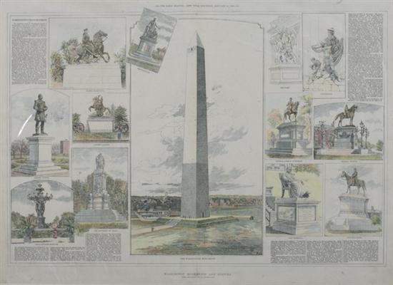 WASHINGTON MONUMENTS AND STATUES.