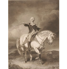 "Washington Receiving a Salute on