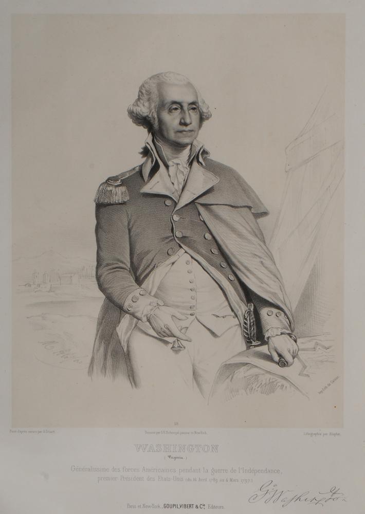 WASHINGTON (VIRGINIA) Lithograph