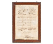 WASHINGTON/JEFFERSON SIGNED SH