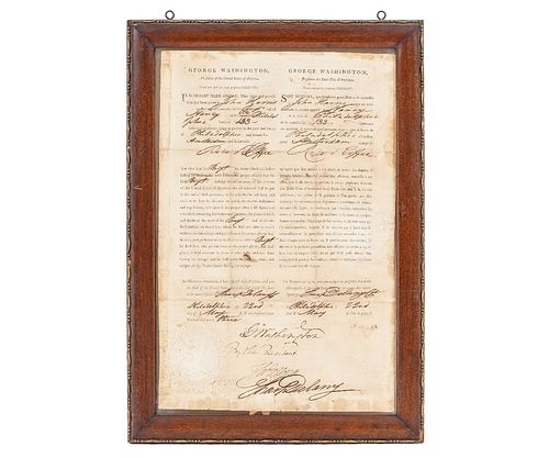 WASHINGTON/JEFFERSON SIGNED SHIPS