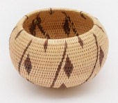 WASHOE NATIVE AMERICAN BASKET,