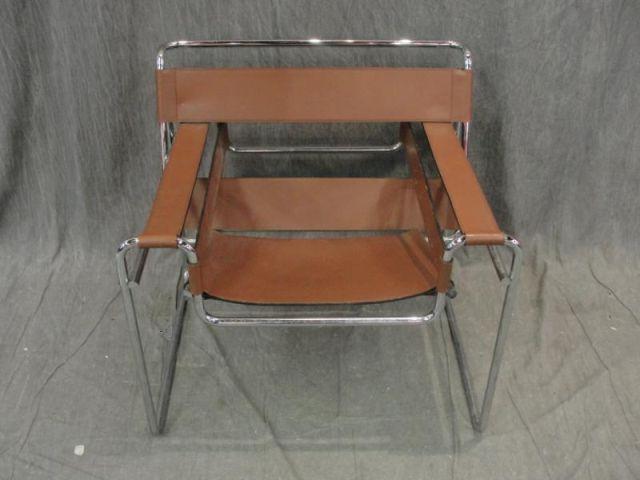 Wassily Chrome and Leather Chair.