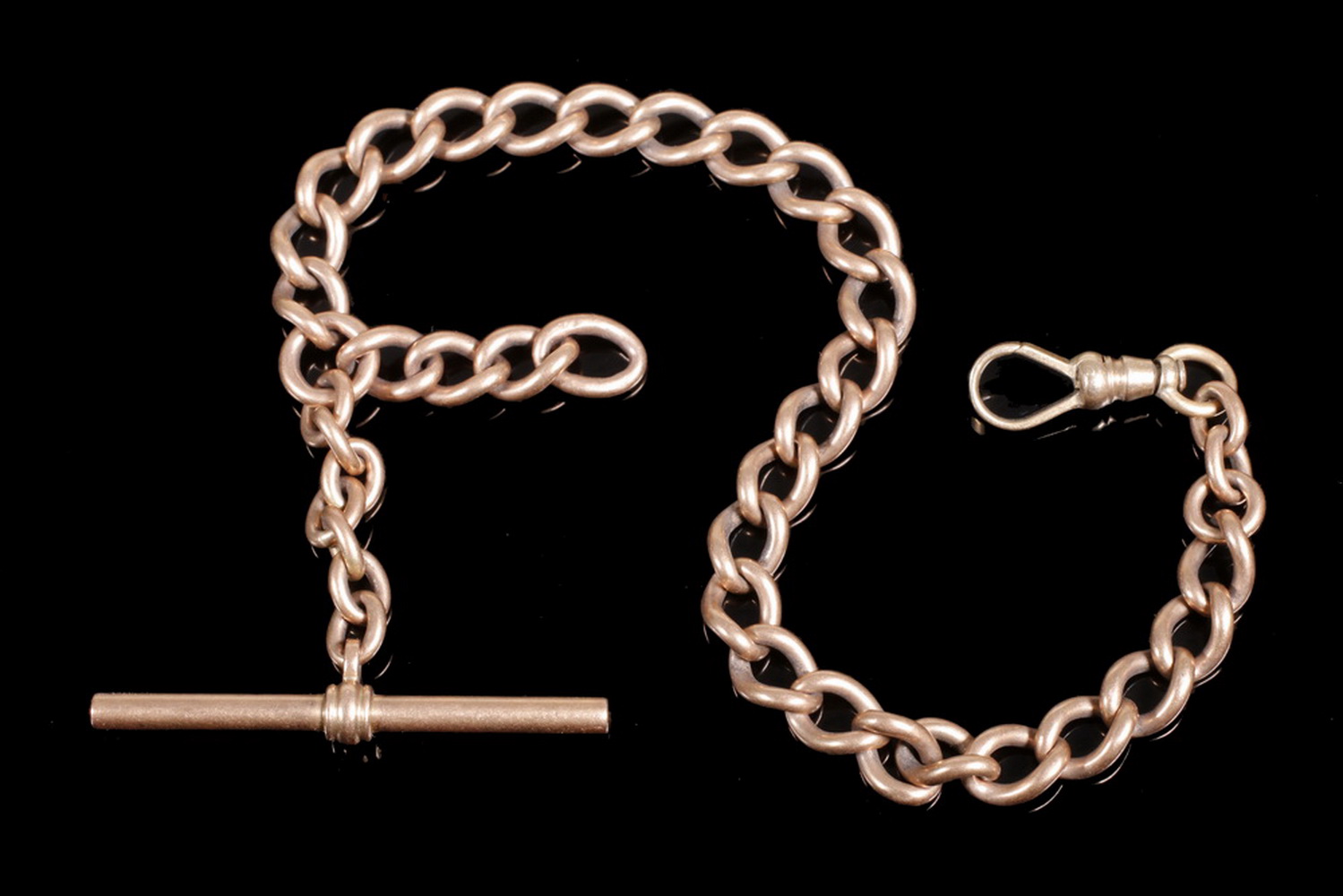 WATCH CHAIN IN 14K ROSE GOLD