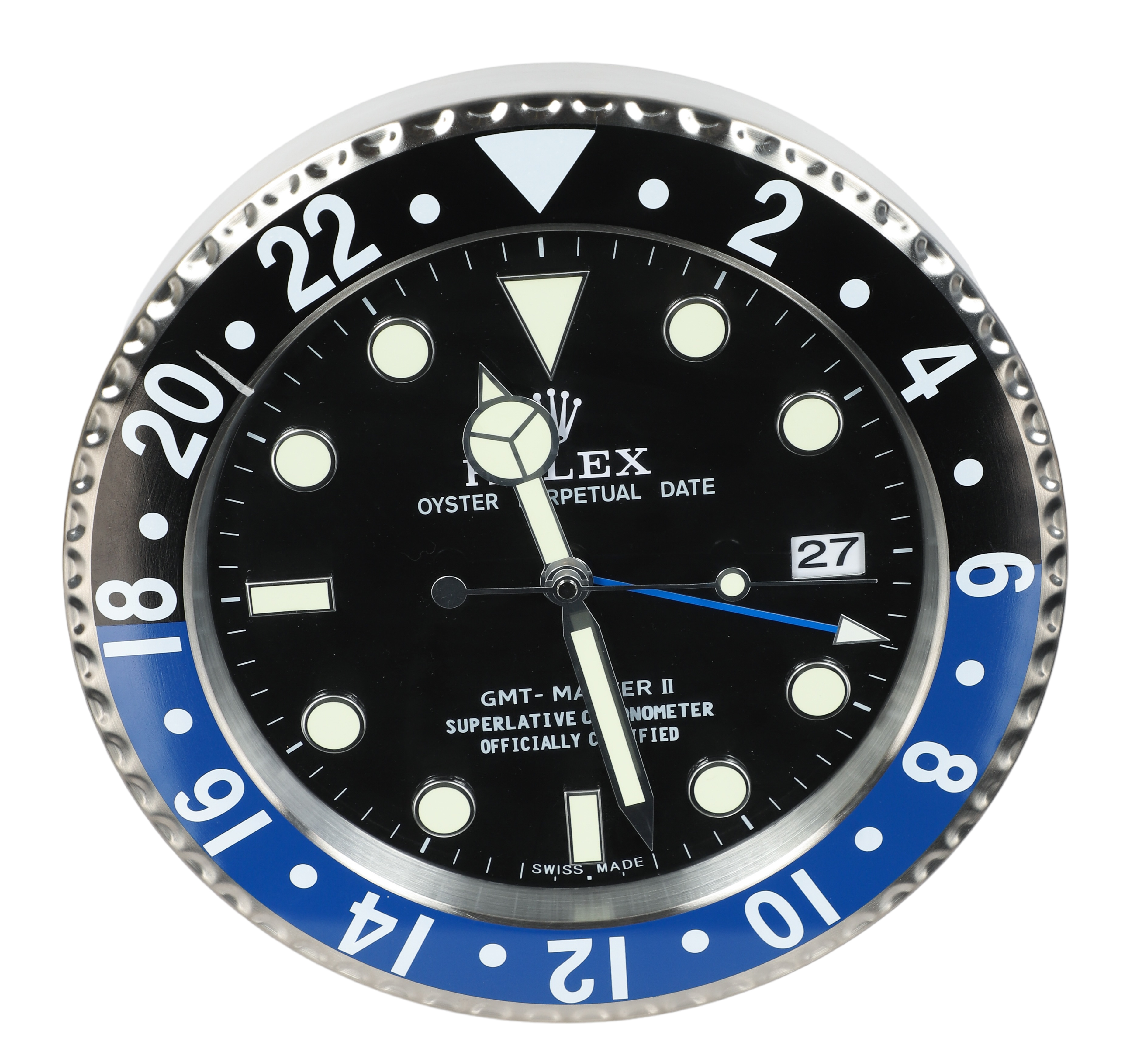 Watch Dealer Display Clock Rolex