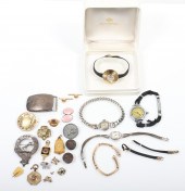 Watch, pin and belt buckle gro