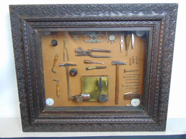 WATCHMAKERS DIORAMA WITH VARIOUS