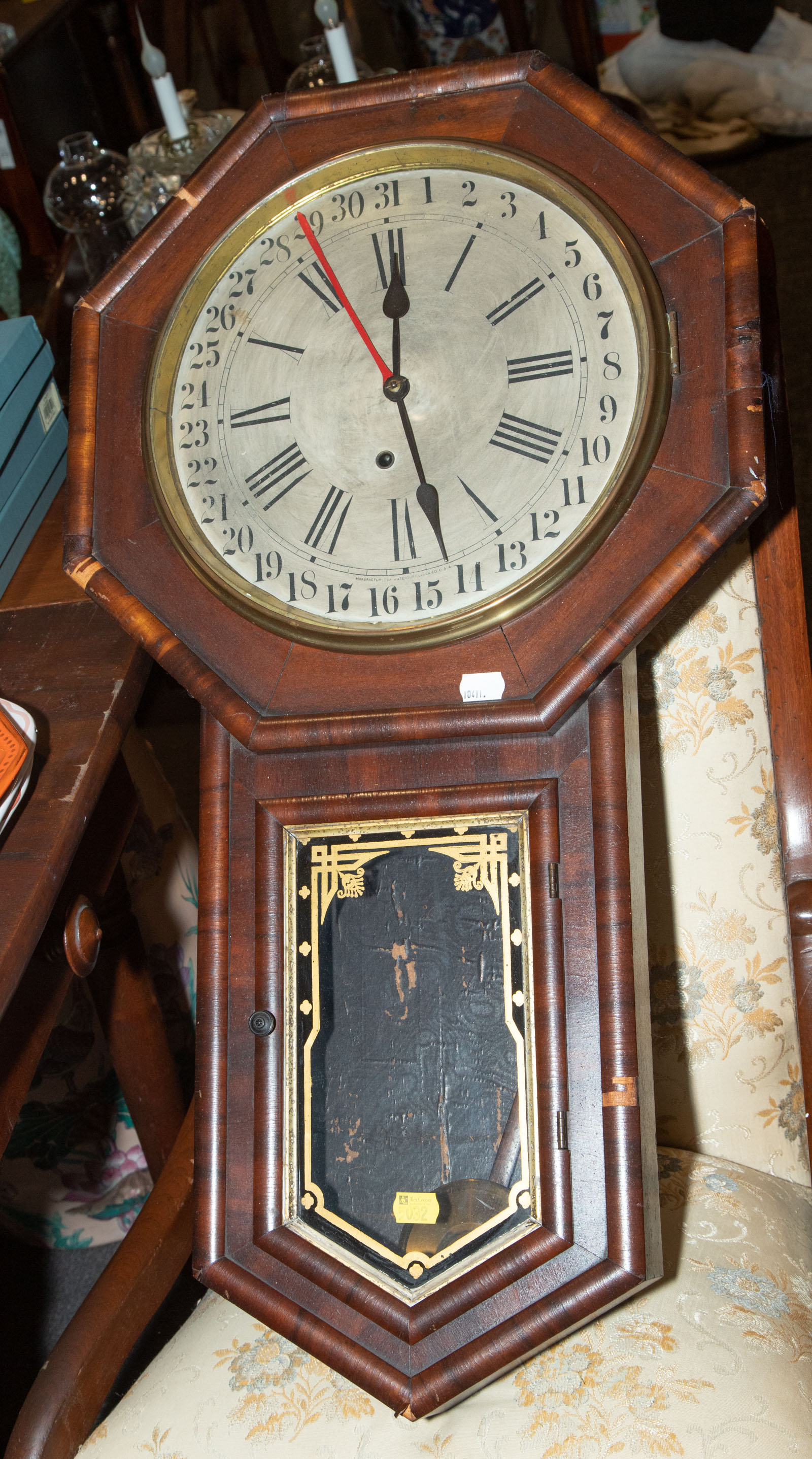 WATERBURY CALENDAR WALL CLOCK