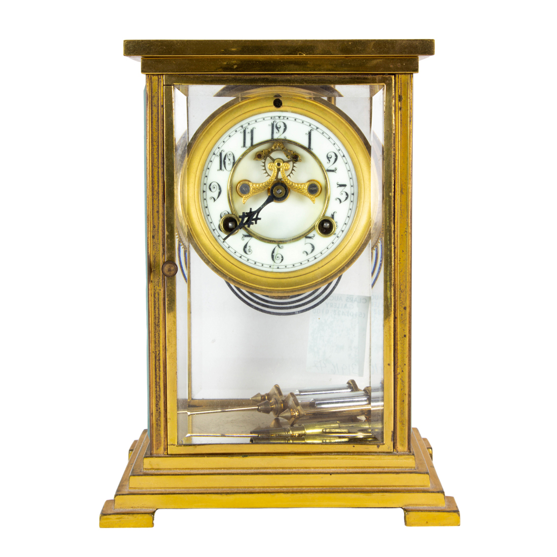 WATERBURY CLOCK CO. GILT BRASS