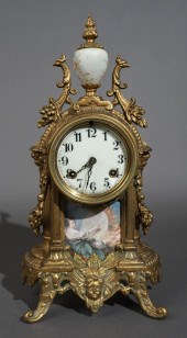 WATERBURY CLOCK CO. GILT METAL