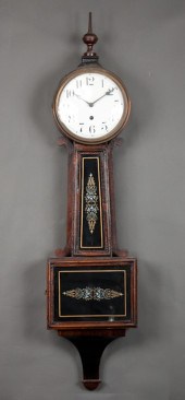 Waterbury Clock Co. mahogany b