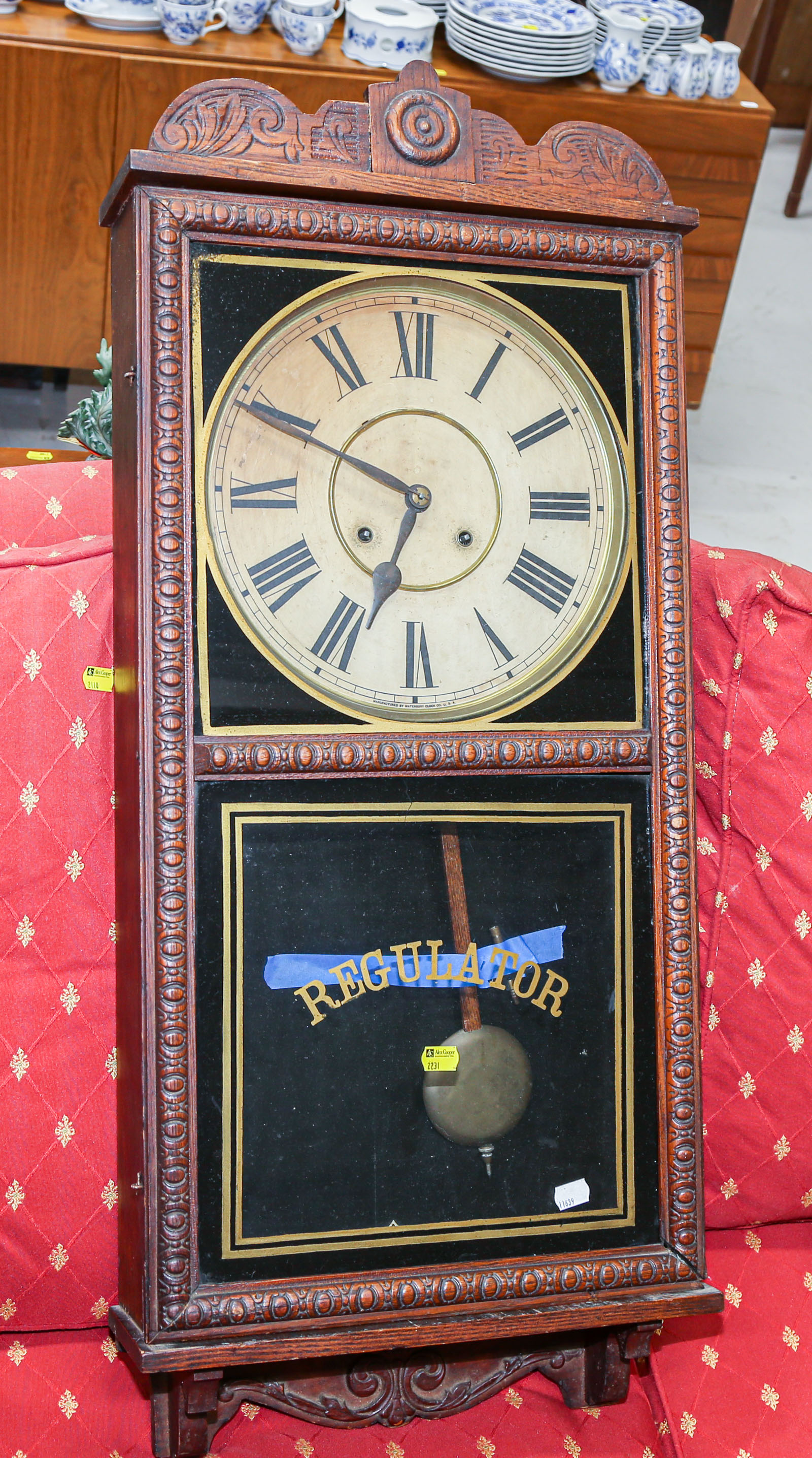 WATERBURY REGULATOR WALL CLOCK