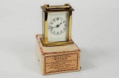 WATERBURY TRAVELING CLOCK/CASE