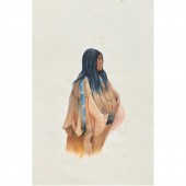 WATERCOLOR, AFTER KARL BODMER