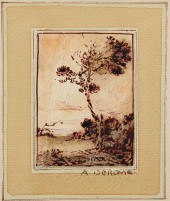 WATERCOLOR, ALBERT DEROME Albe