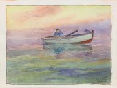 WATERCOLOR, ALBERT DEROME Albe