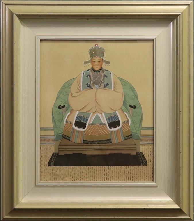 Watercolor ancestor portrait