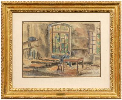 Watercolor, attributed to Jean