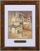 Watercolor, attributed to Mane
