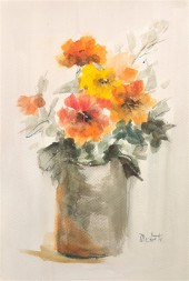 Watercolor attributed to Othel