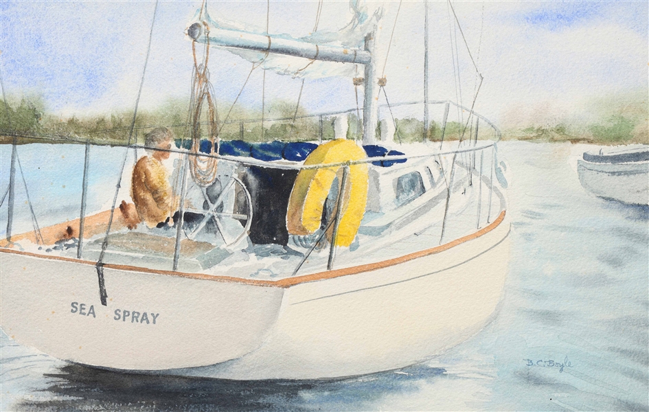 Watercolor Betty C. White