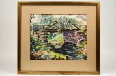WATERCOLOR - Bridge on Sandy R