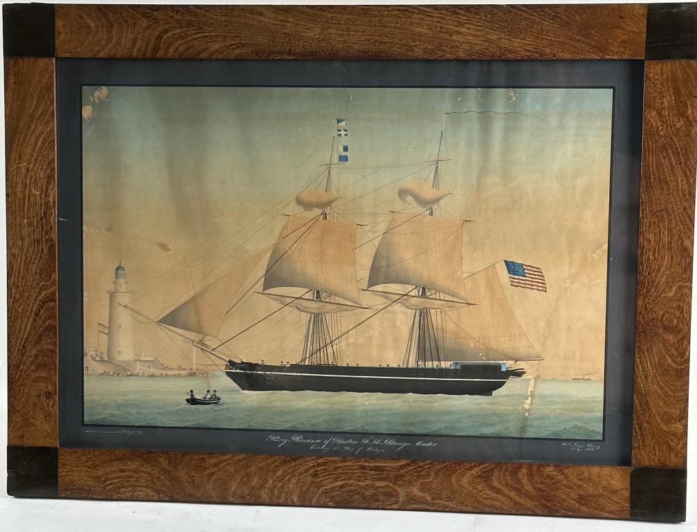 WATERCOLOR “BRIG. ROXANA OF
