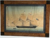 WATERCOLOR “BRIG. ROXANA OF BO