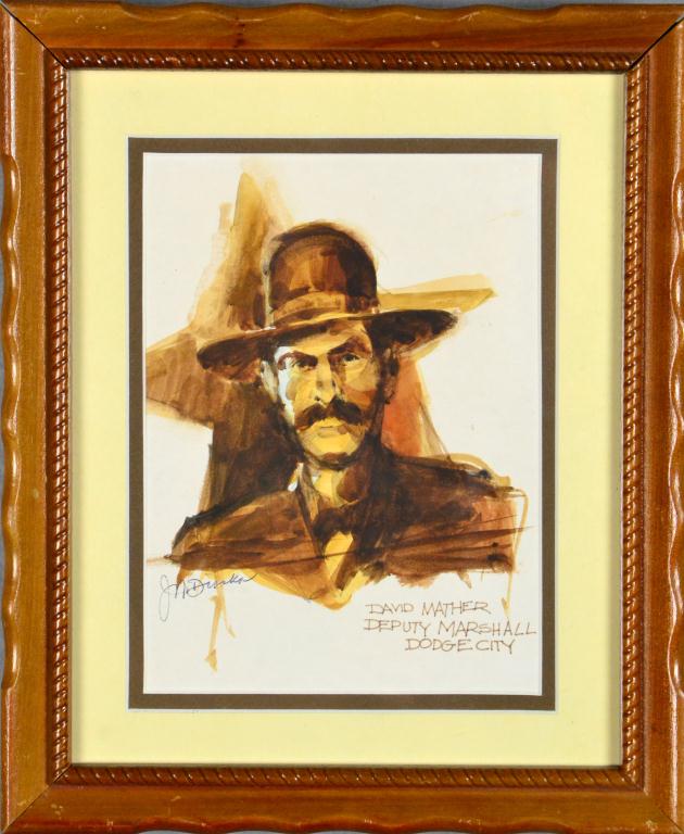 Watercolor by John Droska of